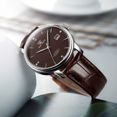 天王表 男士皮带手表 自动机械防水时尚男表GS51001