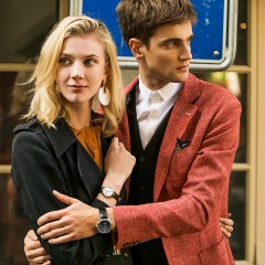 天王表 男士皮带手表 自动机械防水时尚男表GS51001