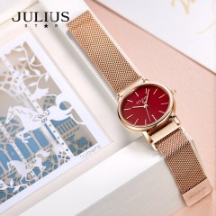 聚利时  手表韩风不锈钢磁吸简约防水女士手表石英学生表JS-024