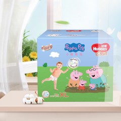 好奇  铂金装超薄透气成长裤XL136片男女通用婴儿尿不湿非纸尿裤