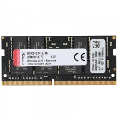 ★ 金士顿 Hyperx骇客神条16G DDR4 2400Mhz笔记本内存条 16GB单条四代电脑内存条 兼容2133全新原装 HX424S14IB/16