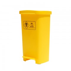 国产 加厚 黄色医院垃圾桶脚踩诊疗收纳污物诊所废物垃圾桶脚踏NX-YL001