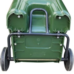 国产 新料环卫小区户外脚踏塑料垃圾桶大120升240升 环霸特厚版C型