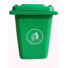 国产 塑料 垃圾筒小区公园环卫户外垃圾桶室外大垃圾桶垃圾箱 80L加厚桶