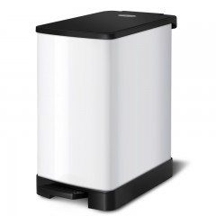 国产 厨房 不锈钢 脚踩垃圾桶家用带盖简约现代客厅创意大号卫生间窄北欧7738