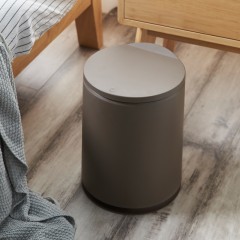 国产  北欧垃圾桶家用客厅卧室按压式厨房卫生间创意垃圾桶桌面有盖纸篓2287