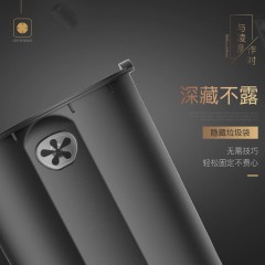 国产 不锈钢垃圾桶脚踏式北欧创意家用卫生间厨房客厅卧室带盖MT4008