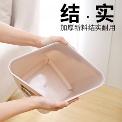 国产 有盖垃圾桶家用卫生间客厅卧室可爱翻盖厕所摇盖创意厨房垃圾筒HSLJ-1234