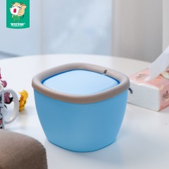 国产 创意桌面垃圾桶带盖小号迷你客厅卧室桌上床头塑料垃圾筒 hslj-330