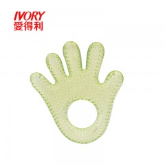 爱得利 手掌形注水牙胶训练器玩具婴儿磨牙器C10