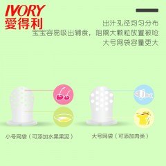 爱得利 婴儿咬咬袋训练器果蔬乐磨牙棒工具宝宝吃水果辅食器牙胶