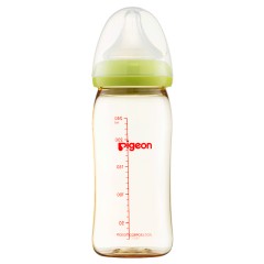 贝亲  自然实感宽口径PPSU婴儿奶瓶240ml 配L号奶嘴