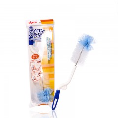 贝亲 进口奶瓶尼龙刷轻松除奶垢04038