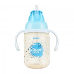 贝亲   PPSU塑料彩绘阶段式训练吸管杯水杯满杯 330ml