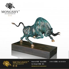 国产  风水招财铜牛摆件工艺品办公室纯铜家居装饰品开业送礼物桌面结婚