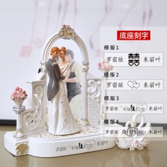 国产  创意结婚礼物新婚庆闺蜜朋友实用家居工艺礼品送礼纪念日装饰摆件