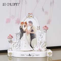 国产  创意结婚礼物新婚庆闺蜜朋友实用家居工艺礼品送礼纪念日装饰摆件