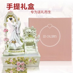 国产 闺蜜创意家居实用结婚礼物送礼流水喷泉摆件新婚庆订婚礼品雾化器