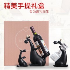 国产 酒柜摆件创意红酒架家居装饰品北欧风客厅电视柜玄关结婚礼物闺蜜