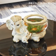 国产  鱼缸摆件客厅家居装饰品电视柜乔迁新居礼品开业新婚结婚礼物实用