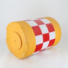 和讯自有产品 塑料注水反光警示桶 高750mm直径500mm