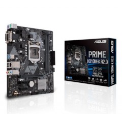 华硕  电脑台式机H310M游戏办公主板用1151针CPU 兼容8100 PRIME H310M-K R2.0