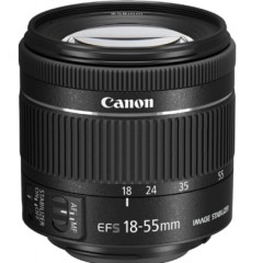 佳能 标准变焦单反镜头  EF-S 18-55mm IS STM