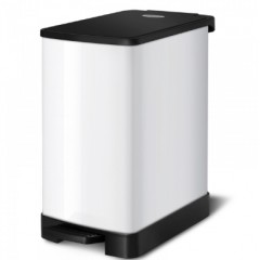 国产 厨房 不锈钢 脚踩垃圾桶家用带盖简约现代客厅创意大号卫生间窄北欧7738