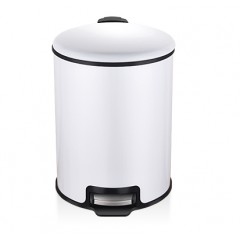 国产 欧式垃圾桶家用客厅卧室卫生间厨房创意有盖大号不锈钢脚踏式带盖2279