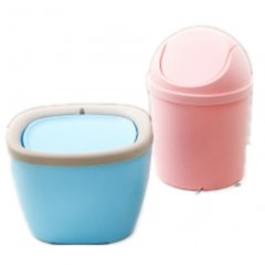 国产 创意桌面垃圾桶带盖小号迷你客厅卧室桌上床头塑料垃圾筒 hslj-330