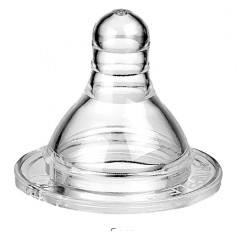 爱得利 婴儿奶嘴新生儿液体硅橡胶奶嘴 S/M/L/十字孔 单粒装