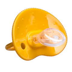 爱得利 安抚奶嘴 安睡型婴幼儿安抚奶嘴带防尘盖PP柄C16