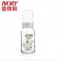 爱得利 新生儿宝宝玻璃奶瓶标准口径德国高硼硅拇指奶嘴125/240mL
