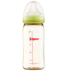 贝亲  自然实感宽口径PPSU婴儿奶瓶240ml 配L号奶嘴