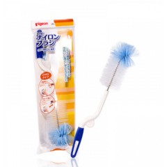 贝亲 进口奶瓶尼龙刷轻松除奶垢04038