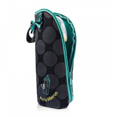 贝亲  奶瓶保温袋 黑色圆点花纹款 06031