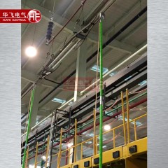 国产 地铁轻轨接地线3节4.5米黄色绝缘杆6米25平方软铜线钢卡  DC1500V