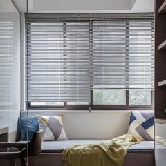 致尚  卫生间pvc防水百叶窗帘S型遮光百页窗厨房办公卷帘窗帘