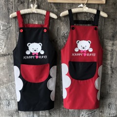 国产 可擦手围裙厨房家用防水防油污女时尚可爱日式做饭工作服定制LOGO