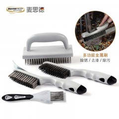 麦思德  钢丝刷工业用铁刷子清洁刷除锈铜丝刷钢刷除污刚刷子不锈钢