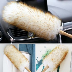 国产  羊毛掸鸡毛掸子除尘家用家务清洁除尘扫灰毯子打扫卫生车用禅子