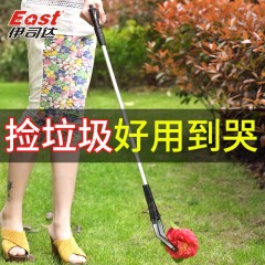 国产  捡垃圾夹子长柄拾物器取物器加长铝合金杆环卫垃圾钳