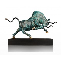 国产  风水招财铜牛摆件工艺品办公室纯铜家居装饰品开业送礼物桌面结婚