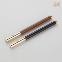 铜师傅 《铜木主义之一》铜工艺品  礼品 签字笔 铜笔