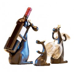 国产 酒柜摆件创意红酒架家居装饰品北欧风客厅电视柜玄关结婚礼物闺蜜