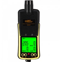 希玛  四合一气体检测仪可燃气体测试测量氧气硫化氢一氧化碳报警器  AS