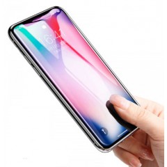 倍思  iPhoneX钢化膜苹果Xs手机iPhoneXsMax贴膜贴膜全屏覆盖背膜IPX蓝光iPhonex前后8x全包边防摔玻璃磨砂水凝