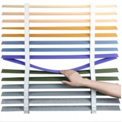 致尚  美姿帘百叶窗帘定制厨房卫生间防水防潮百叶窗酒店会所卷帘