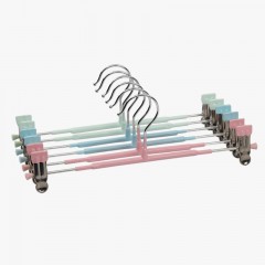 国产 家用防滑西裤架裤夹子纳米多功能无痕挂裤子衣架裙子挂裤架子批发