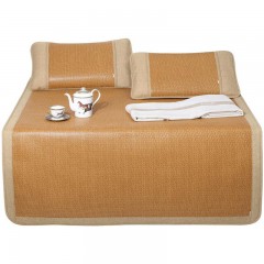 黄古林 原藤席凉席1.8m床三件套夏季加厚空调可折叠1.5米双人席子